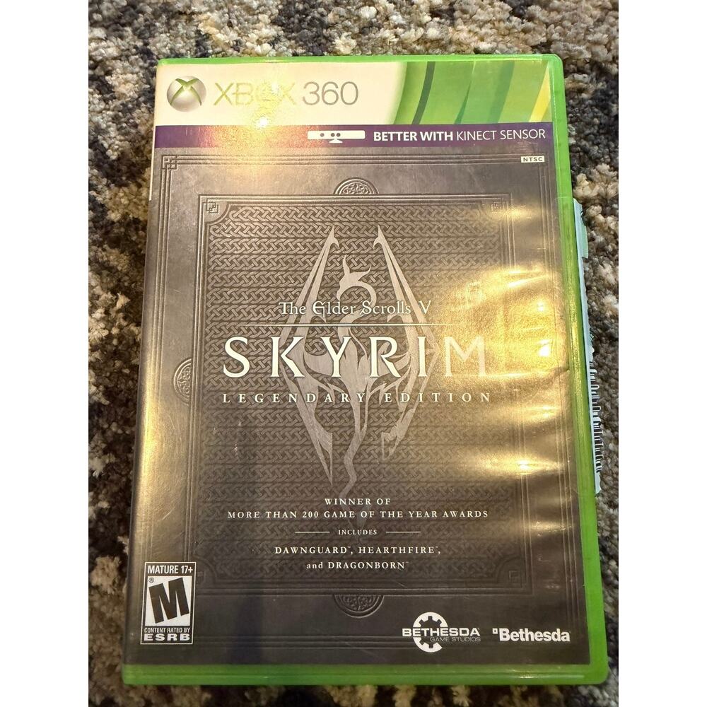 The Elder Scrolls V: Skyrim for Xbox 360 2 disc game